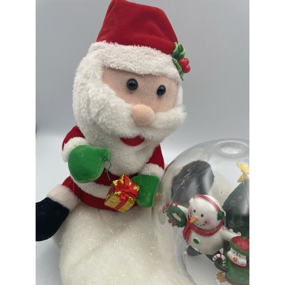 Gemmy Animated Singing Santa with LightedSnowglobe "Most Wonderful Time of year" - Picture 2 of 7